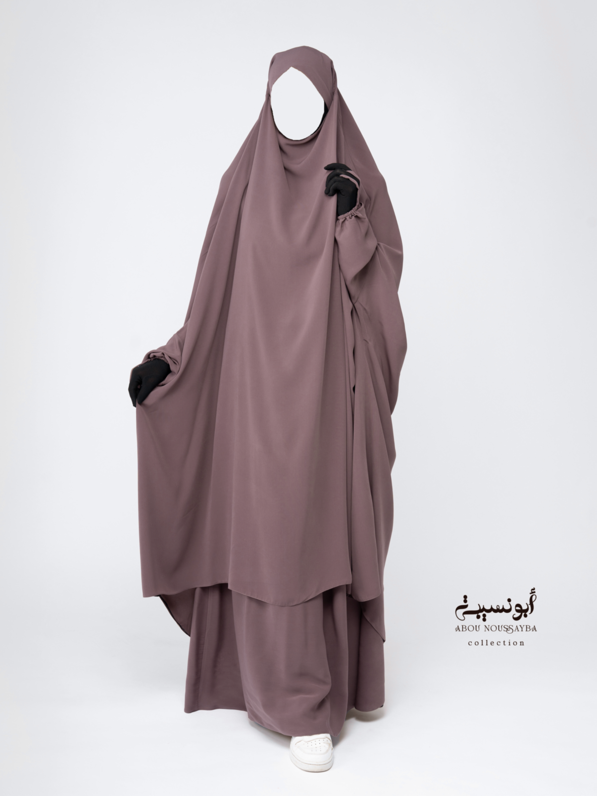 jupe hafsa wool peach nude