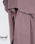 jupe hafsa wool peach nude