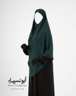 khimar isdel hind crêpe américain vert sapin