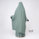 Jilbab 2 pièces Jupe Hafsa Vert Pastel اخضر بستيل – Image 3