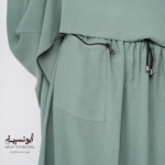 Jilbab 2 pièces Jupe Hafsa Vert Pastel اخضر بستيل – Image 2