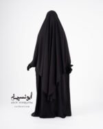 Ensemble Salsabil-Khimar Long -Noir أسود – Image 3