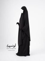 Ensemble Salsabil-Khimar Long -Noir أسود
